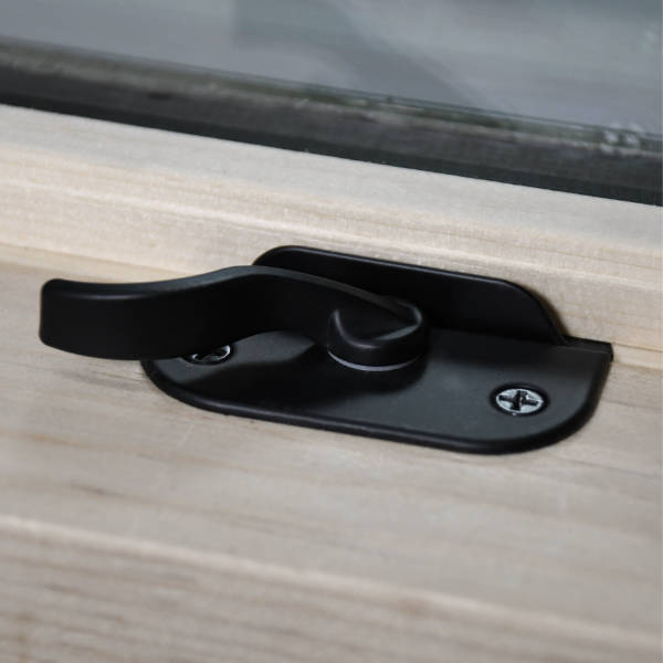Black Architectural Double Hung Lock