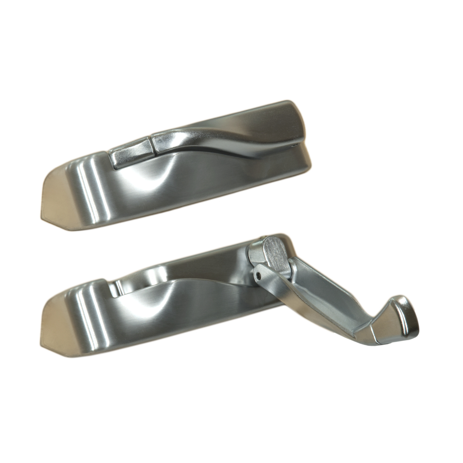 Brushed Chrome Casement Standard Operator Handle & Cover