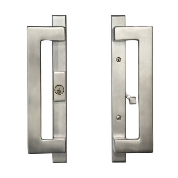 Contemporary Handle Set with Lock