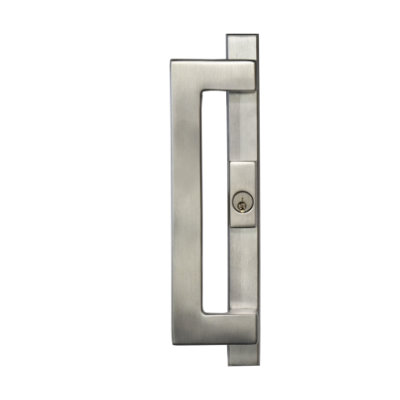 Contemporary Handle - exterior with lock
